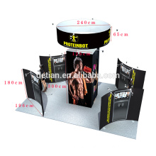 Detian Offer Cheapest custom fast fabric display stand form Shanghai